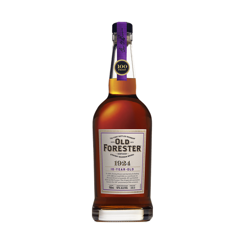 Old Forester 1924 10 Year Old Kentucky Straight Bourbon Whisky - ForWhiskeyLovers.com
