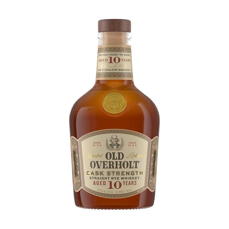 Old Overholt 10 Year Cask Strength Straight Rye Whiskey - ForWhiskeyLovers.com