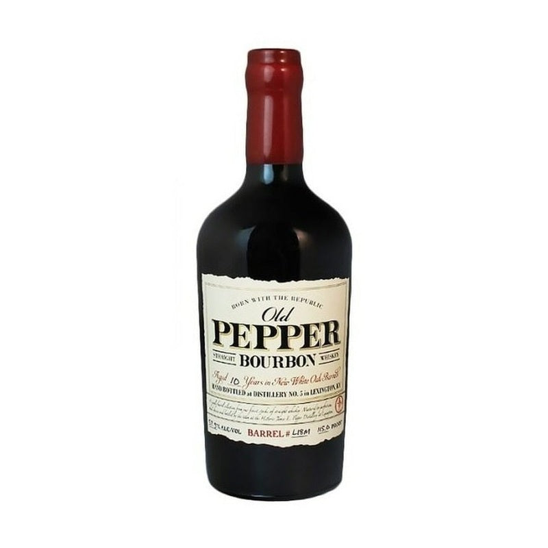 Old Pepper 10 Year Old Single Barrel Bourbon - ForWhiskeyLovers.com