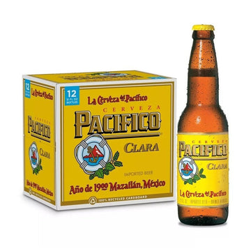 Pacifico Clara Beer 12-Pack - ForWhiskeyLovers.com