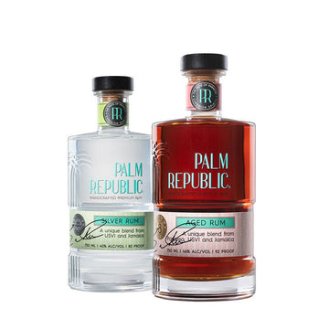 Palm Republic 'Silver & Aged Rum Bundle' Signed by Eric Winter - ForWhiskeyLovers.com