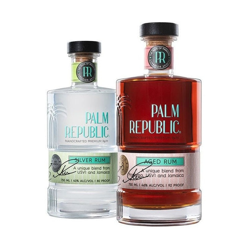 Palm Republic 'Silver & Aged Rum Bundle' Signed by Eric Winter - ForWhiskeyLovers.com