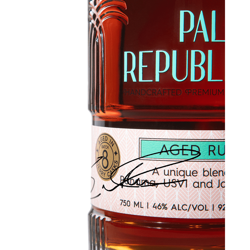 Palm Republic 'Silver & Aged Rum Bundle' Signed by Eric Winter - ForWhiskeyLovers.com