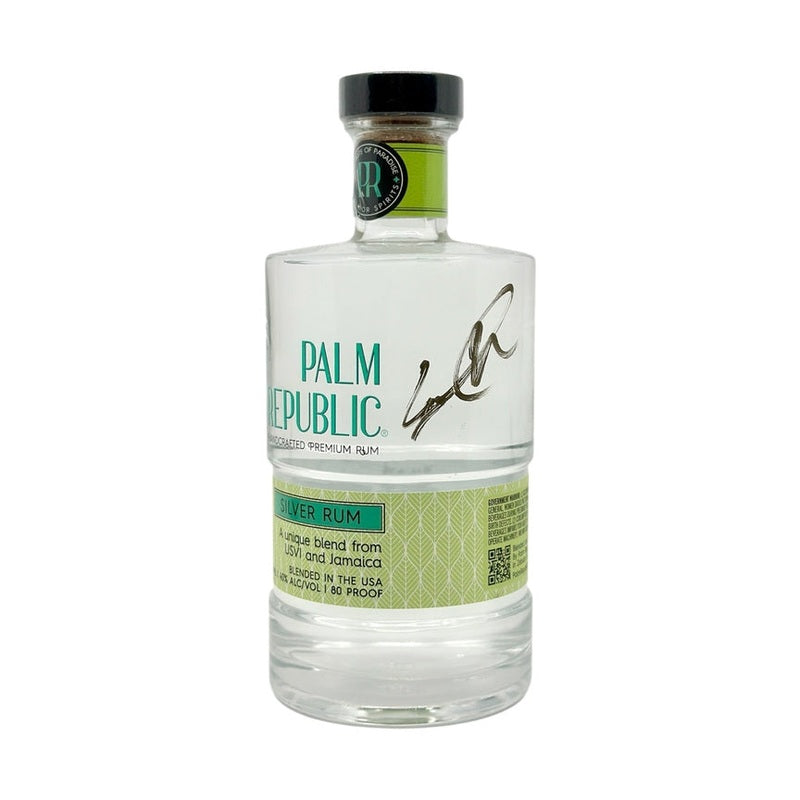 Palm Republic Silver Rum Signed by Eric Winter - ForWhiskeyLovers.com