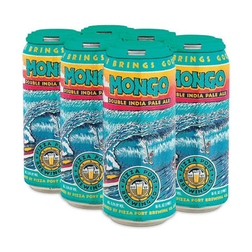 Pizza Port Brewing Co. 'Mongo' Double IPA Beer 6-Pack - ForWhiskeyLovers.com