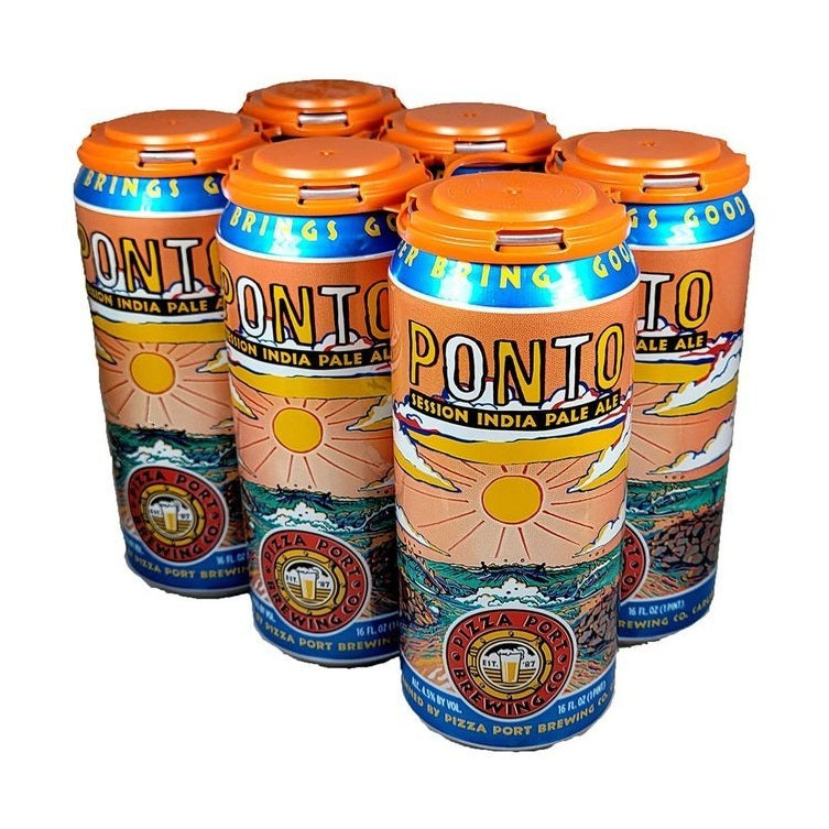 Pizza Port Brewing Co. 'Ponto' Session IPA Beer 6-pack - ForWhiskeyLovers.com