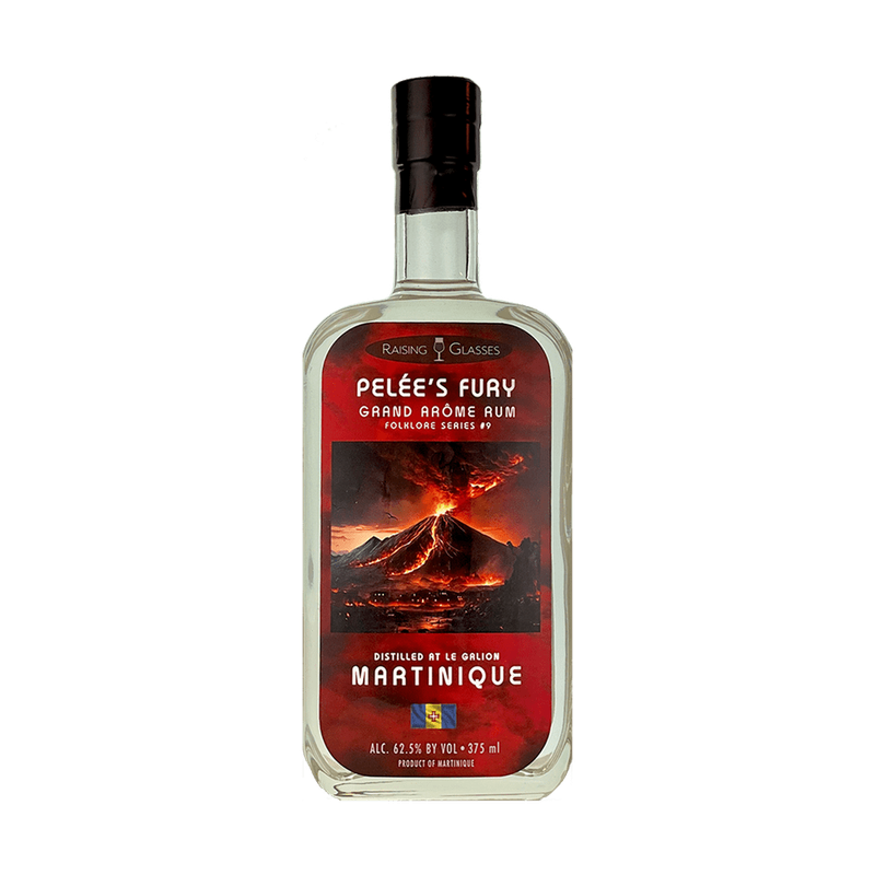 Raising Glasses Pelee's Fury Martinique Grand Arome Rum - ForWhiskeyLovers.com