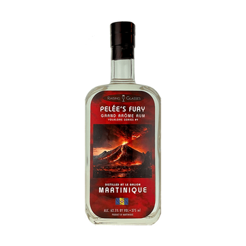 Raising Glasses Pelee's Fury Martinique Grand Arome Rum - ForWhiskeyLovers.com