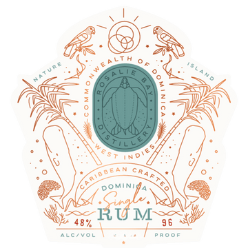 Raising Glasses Rum Rosalie Bay Dominican Small Batch 375ml - ForWhiskeyLovers.com