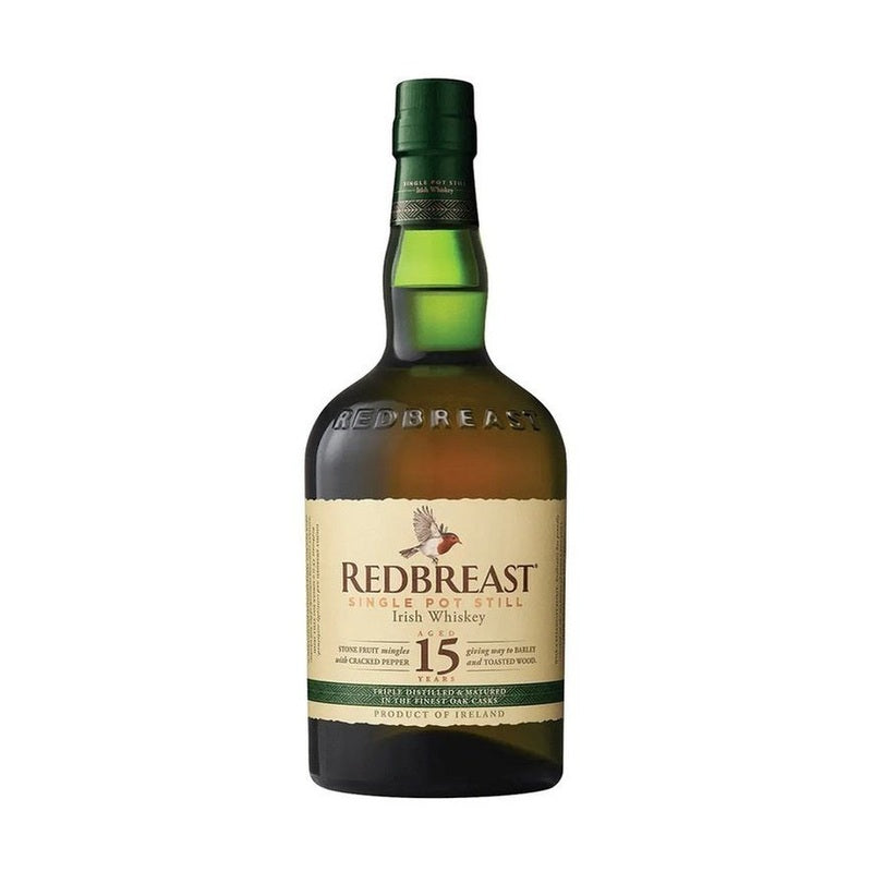Redbreast 15 Year Old Single Pot Still Irish Whiskey - ForWhiskeyLovers.com