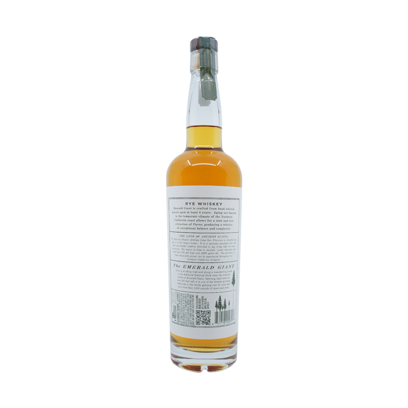 Redwood Empire Emerald Giant Rye Whiskey 750mL - ForWhiskeyLovers.com