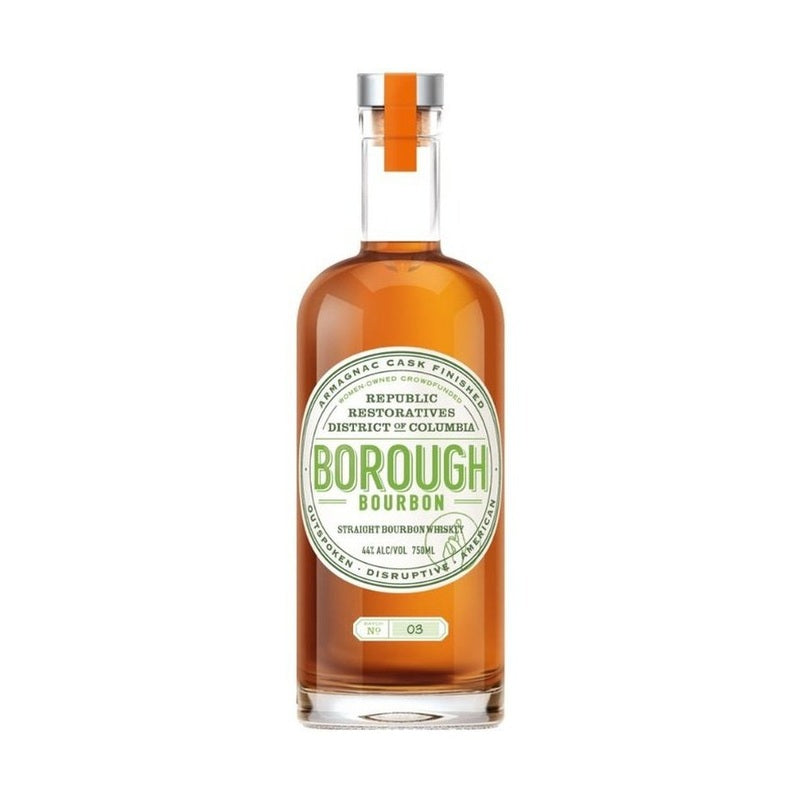 Republic Restoratives Borough Bourbon Armagnac Cask Finished Batch No. 3 Straight Bourbon Whiskey - ForWhiskeyLovers.com