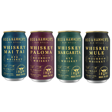 Rod & Hammer's SLO Stills Whiskey Cocktails Variety 8-Pack - ForWhiskeyLovers.com