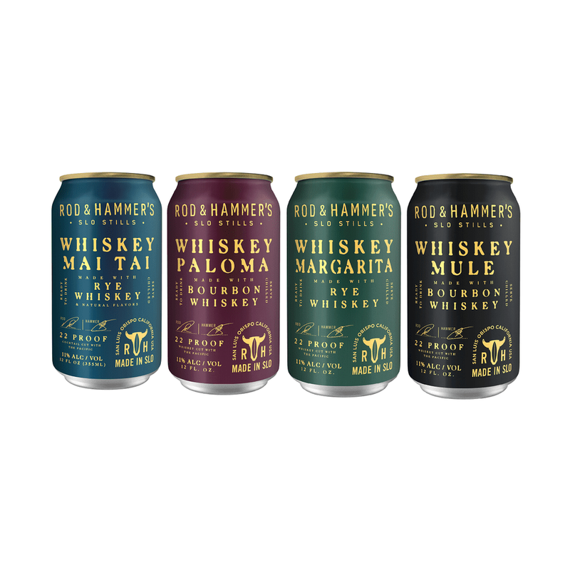 Rod & Hammer's SLO Stills Whiskey Cocktails Variety 8-Pack - ForWhiskeyLovers.com