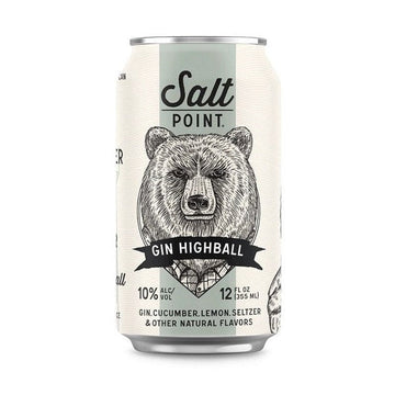 Salt Point Gin Highball Canned Cocktail 4-Pack - ForWhiskeyLovers.com