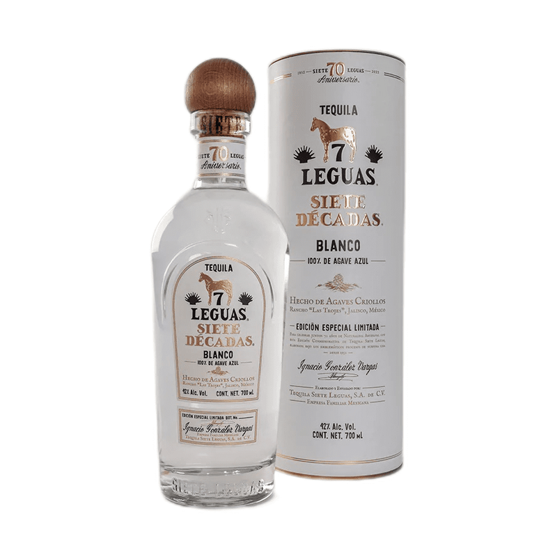 Siete Leguas 'Siete Decadas' Blanco Tequila - ForWhiskeyLovers.com