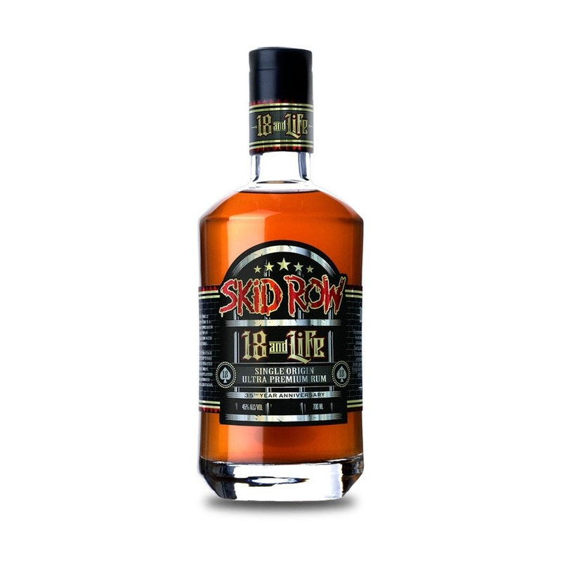 Skid Row '18 and Life' Ultra Premium Rum - ForWhiskeyLovers.com