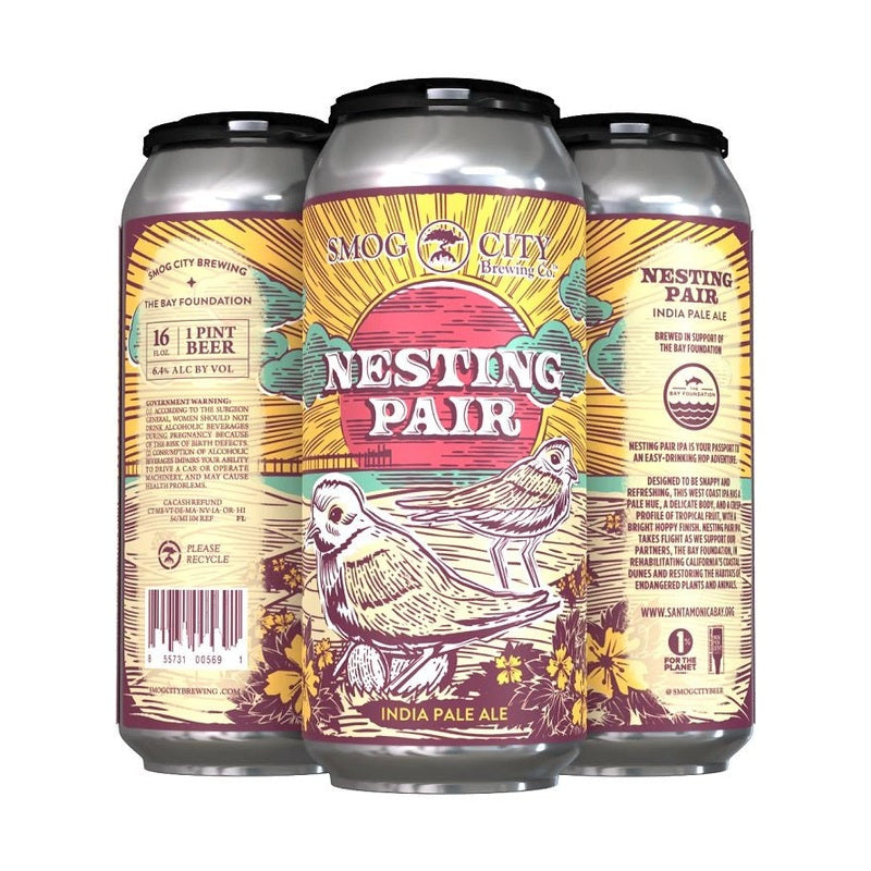 Smog City Brewing Co. 'Nesting Pair' IPA Beer 4-Pack - ForWhiskeyLovers.com