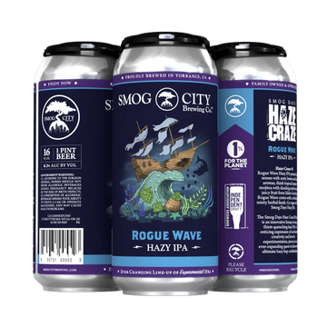 Smog City 'Rogue Wave' Hazy IPA 4-Pack - ForWhiskeyLovers.com