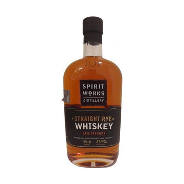 Spirit Works Distillery Cask Strength Straight Rye Whiskey - ForWhiskeyLovers.com