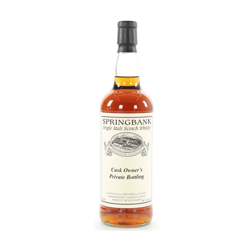 Springbank Private Cask Owner's Private Bottling Single Malt Scotch Whisky - ForWhiskeyLovers.com