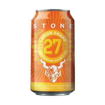 Stone Brewing Lemon Shark 27 Anniversary DIPA Beer 6-Pack - ForWhiskeyLovers.com