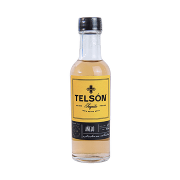 Telsón Añejo Tequila 50ml Pack of 12 - ForWhiskeyLovers.com