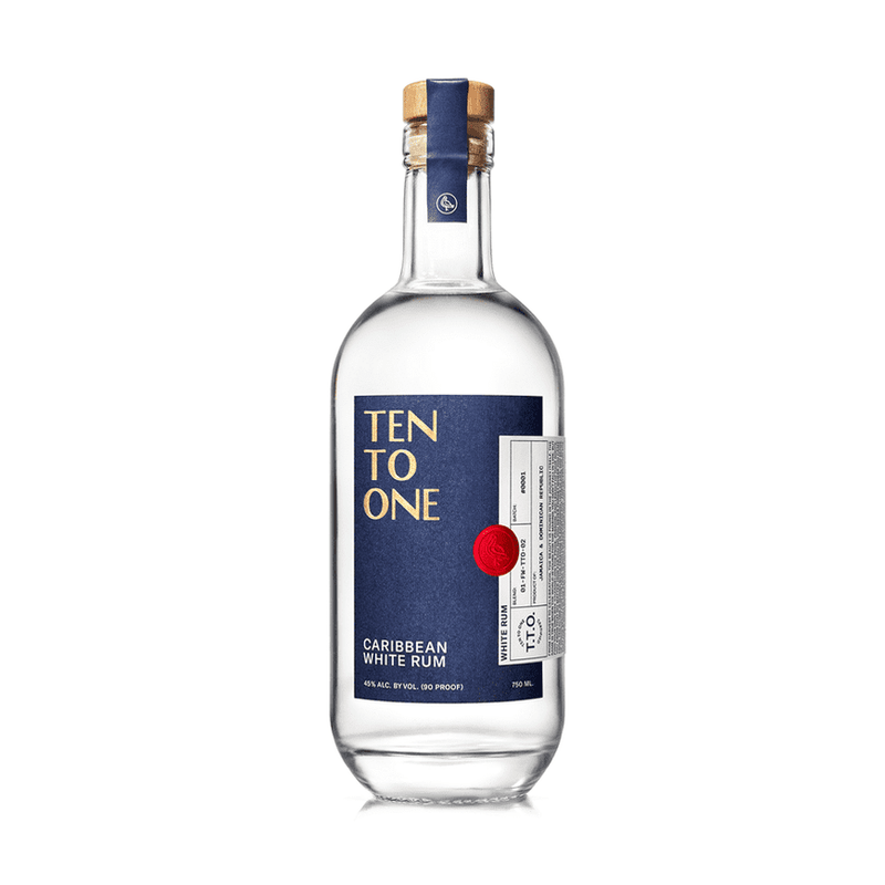 Ten To One Caribbean White Rum - ForWhiskeyLovers.com