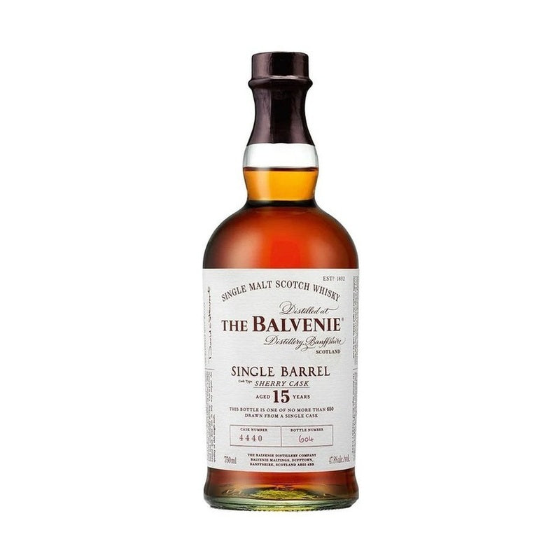 The Balvenie 15 Year Old Single Barrel Sherry Cask Single Malt Scotch Whisky - ForWhiskeyLovers.com