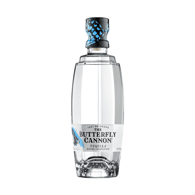 The Butterfly Cannon Silver Cristalino Tequila - ForWhiskeyLovers.com