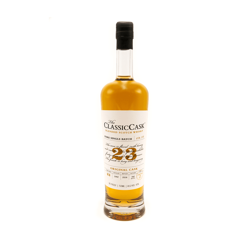The Classic Cask Rare Single Batch Original Cask 23 Year Old Blended Scotch Whisky - ForWhiskeyLovers.com