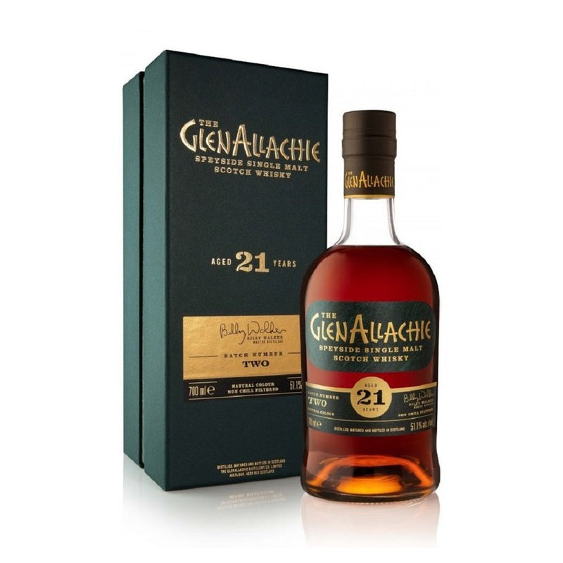 The GlenAllachie 21 Year Old Batch 2 Speyside Single Malt Scotch Whisky - ForWhiskeyLovers.com