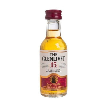 The Glenlivet 15 Year Old French Oak Reserve Single Malt Scotch Whisky 50ml - ForWhiskeyLovers.com