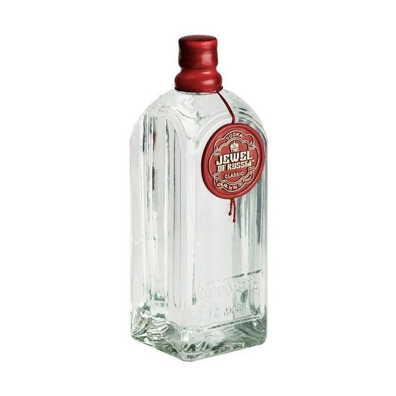 The Jewel of Russia Classic Vodka Liter - ForWhiskeyLovers.com