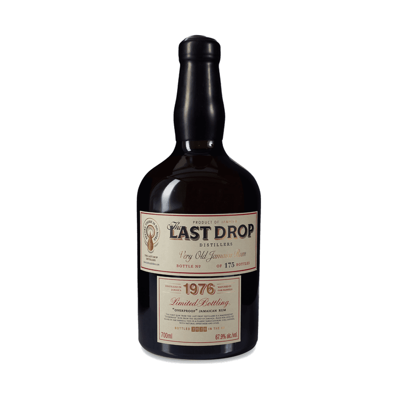 The Last Drop 1976 Very Old Jamaican Overproof Rum - ForWhiskeyLovers.com