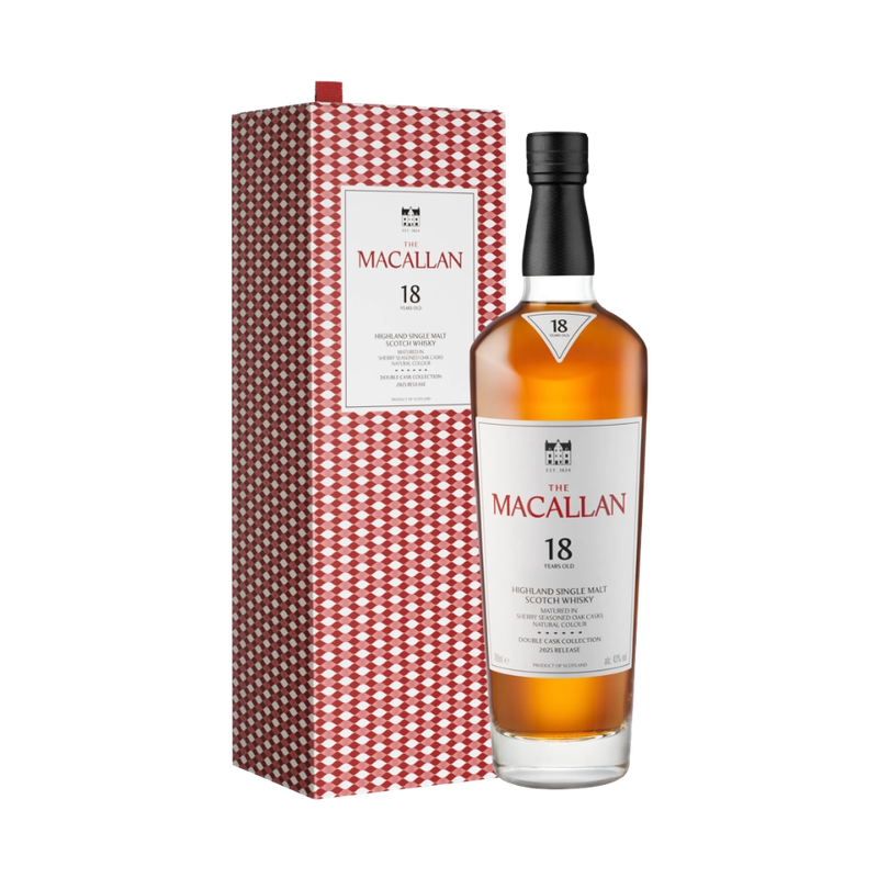 The Macallan 18 Year Old Double Cask Single Malt Whiskey 750ml - ForWhiskeyLovers.com