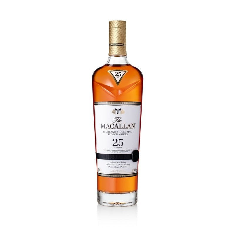 The Macallan 25 Year Old Sherry Oak Single Malt Whisky 750mL - ForWhiskeyLovers.com