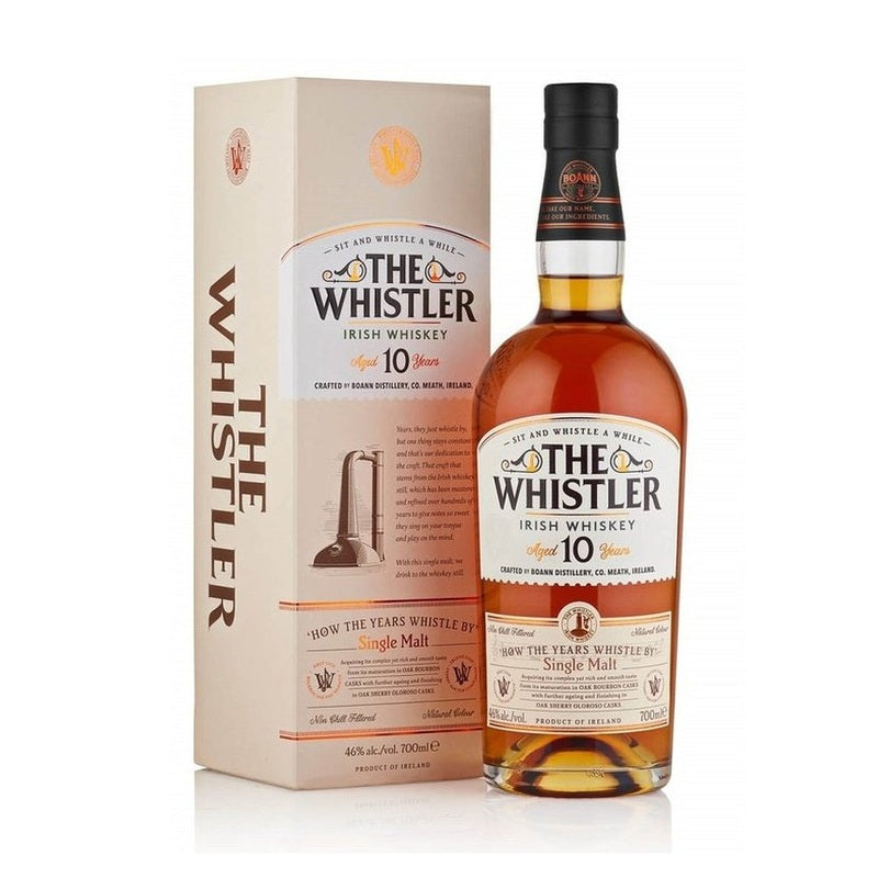 The Whistler 10 Year Old Single Malt Irish Whiskey - ForWhiskeyLovers.com