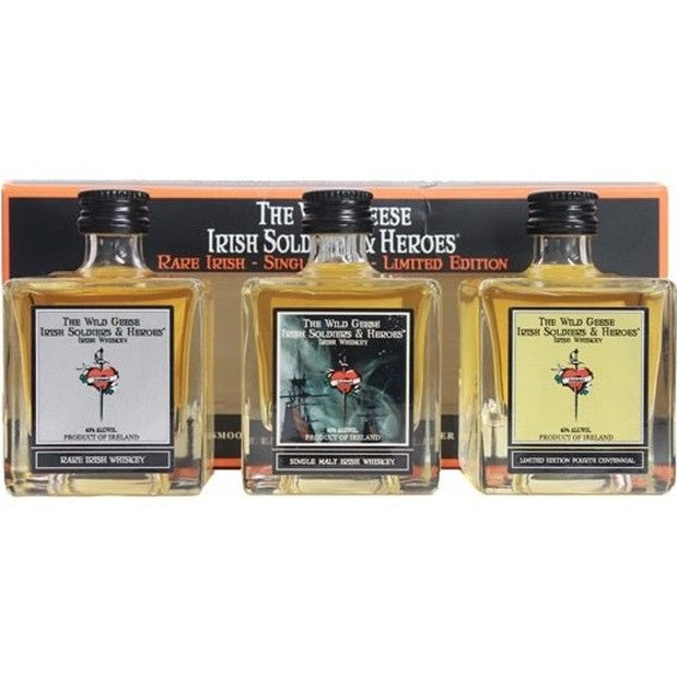 The Wild Geese Irish Soldiers & Heroes Miniature Gift Set - ForWhiskeyLovers.com