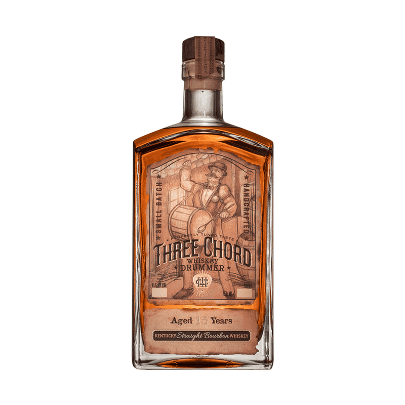 Three Chord 15 Year Old 'Whiskey Drummer' Small Batch Kentucky Straight Bourbon Whiskey - ForWhiskeyLovers.com