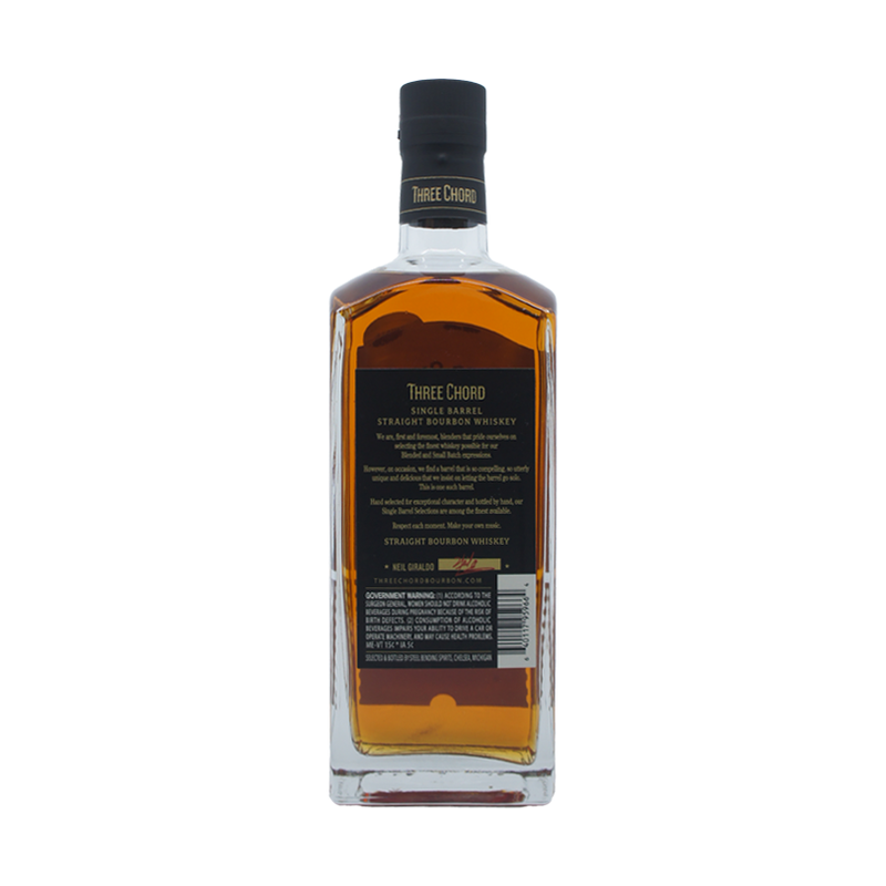 Three Chord Cask Strength Single Barrel Bourbon 750mL - ForWhiskeyLovers.com