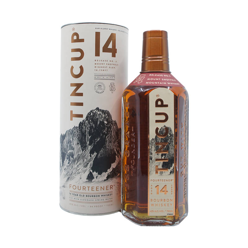 Tincup 'Fourteener' 14 Year Old Bourbon Whiskey - LoveScotch.com
