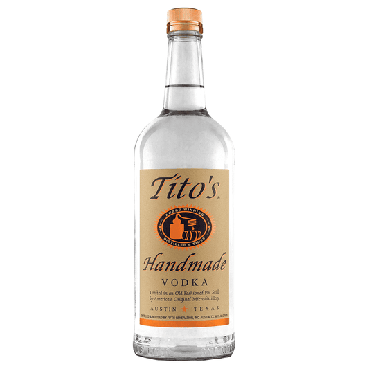 Tito's Handmade Vodka Liter - ForWhiskeyLovers.com