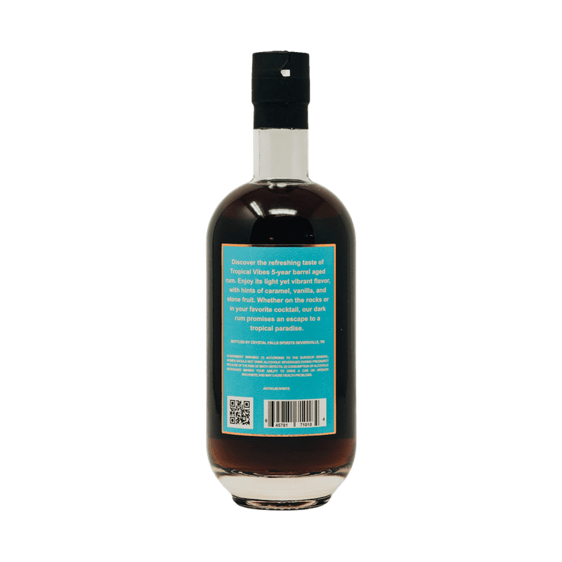 Tropical Vibes Aged Dark Rum - ForWhiskeyLovers.com