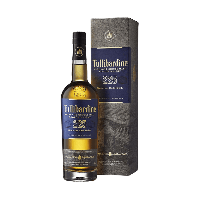 Tullibardine 225 Sauternes Cask Finish Highland Single Malt Scotch Whisky - ForWhiskeyLovers.com