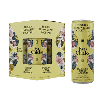 Two Chicks Sparkling Citrus Margarita 4-Pack Cocktail - ForWhiskeyLovers.com