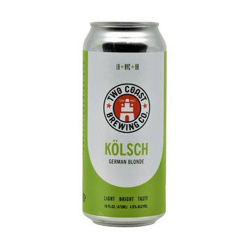 Two Coast Brewing Co. Kolsch German Blonde Beer 4-Pack - ForWhiskeyLovers.com