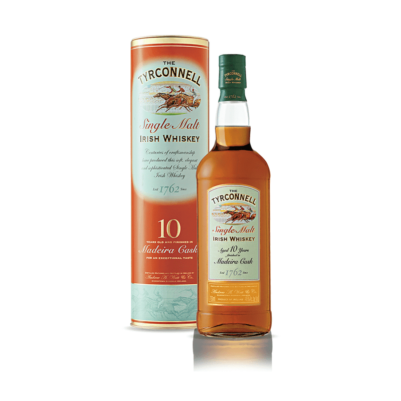 Tyrconnell 10 Year Old Madeira Cask Finish Single Malt Irish Whiskey - ForWhiskeyLovers.com