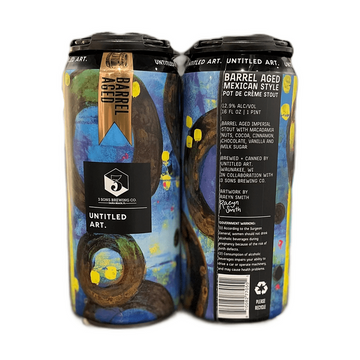 Untitled Art. Barrel Aged Mexican Style Pot de Cr‚me Stout Beer 2-Pack - ForWhiskeyLovers.com
