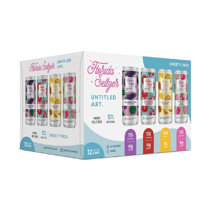 Untitled Art. Florida Seltzer Variety 12-Pack - ForWhiskeyLovers.com